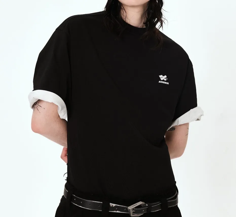 ADERERROR  |Crew Neck Street Style U-Neck Plain Logo Crew Neck T-Shirts