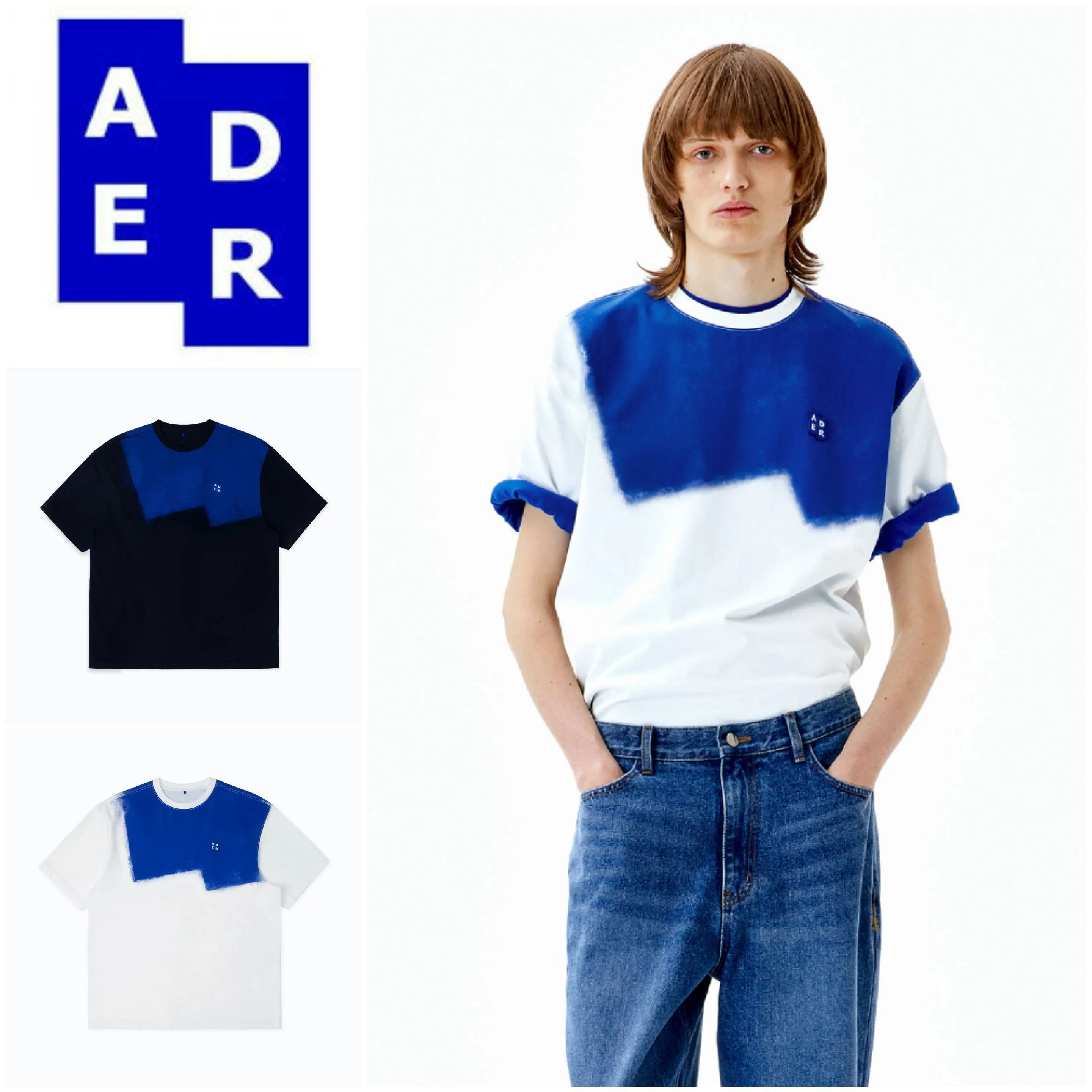 ADERERROR  |Unisex Street Style Logo Skater Style T-Shirts