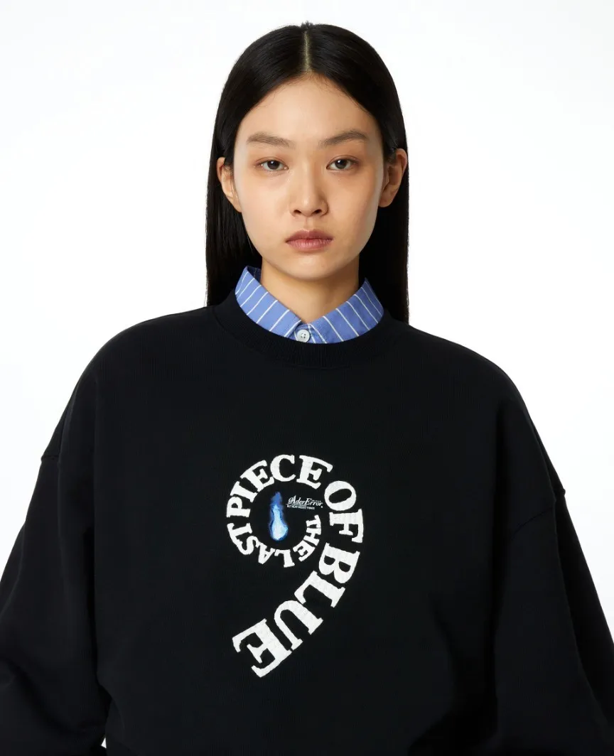 ADERERROR  |Unisex Street Style Logo Sweatshirts