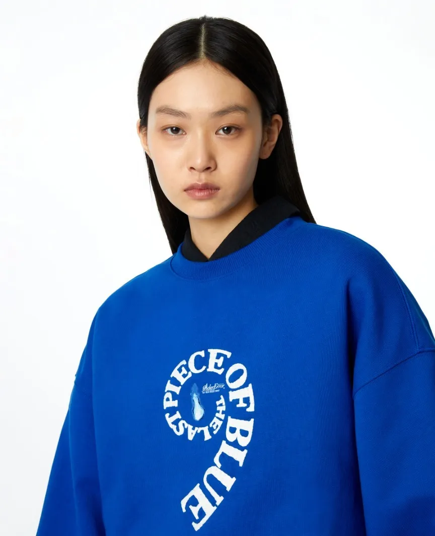 ADERERROR  |Unisex Street Style Logo Sweatshirts