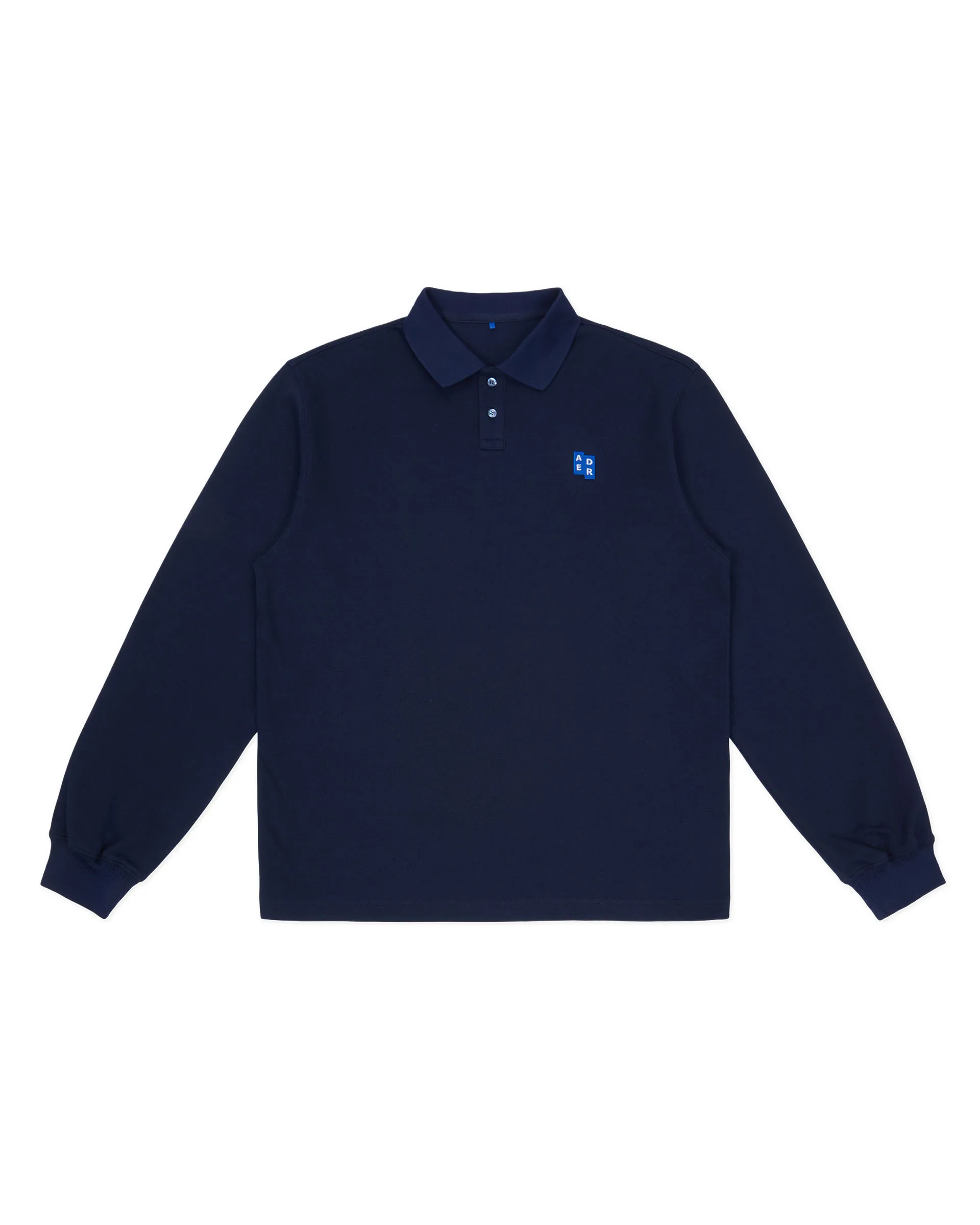 ADERERROR  |Unisex Street Style Long Sleeves Cotton Logo Polos