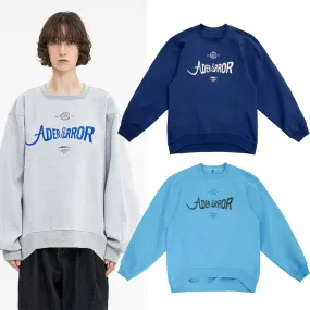 ADERERROR  |Unisex Street Style Long Sleeves Plain Cotton Oversized Logo