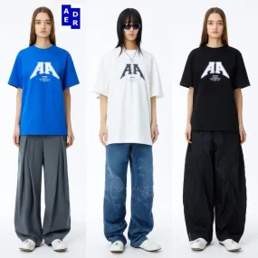 ADERERROR  |Unisex Street Style Plain Logo T-Shirts