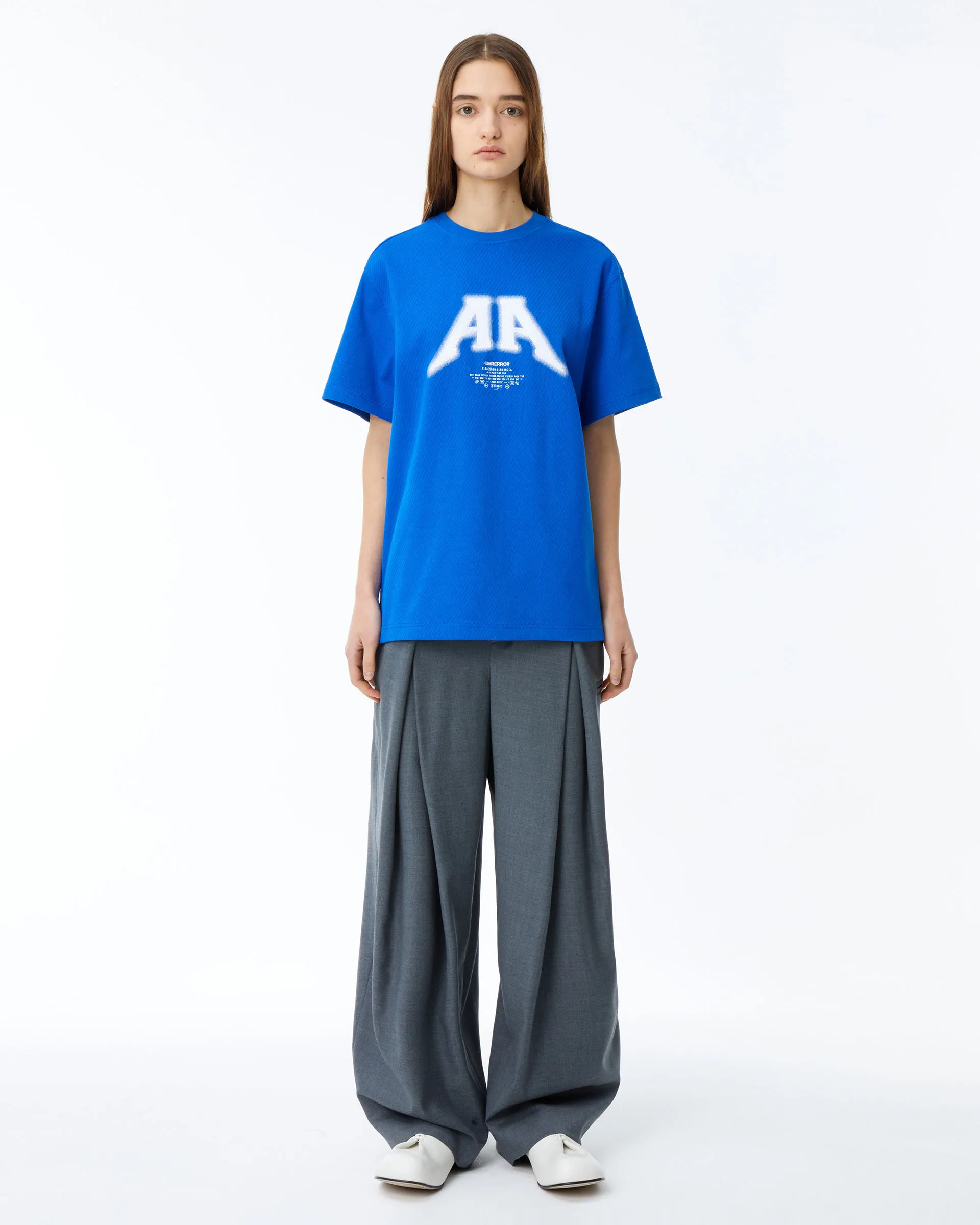 ADERERROR  |Unisex Street Style Plain Logo T-Shirts