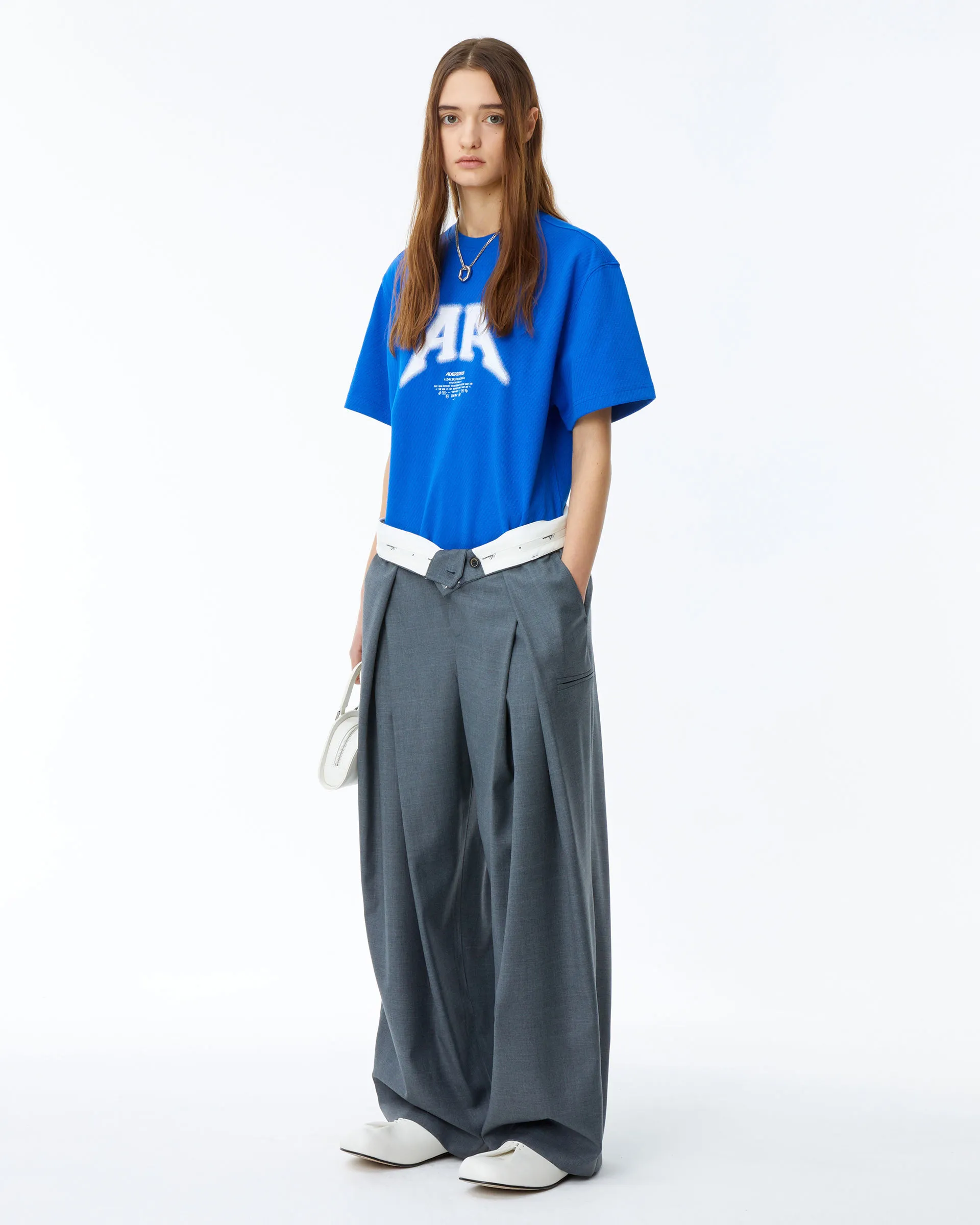 ADERERROR  |Unisex Street Style Plain Logo T-Shirts