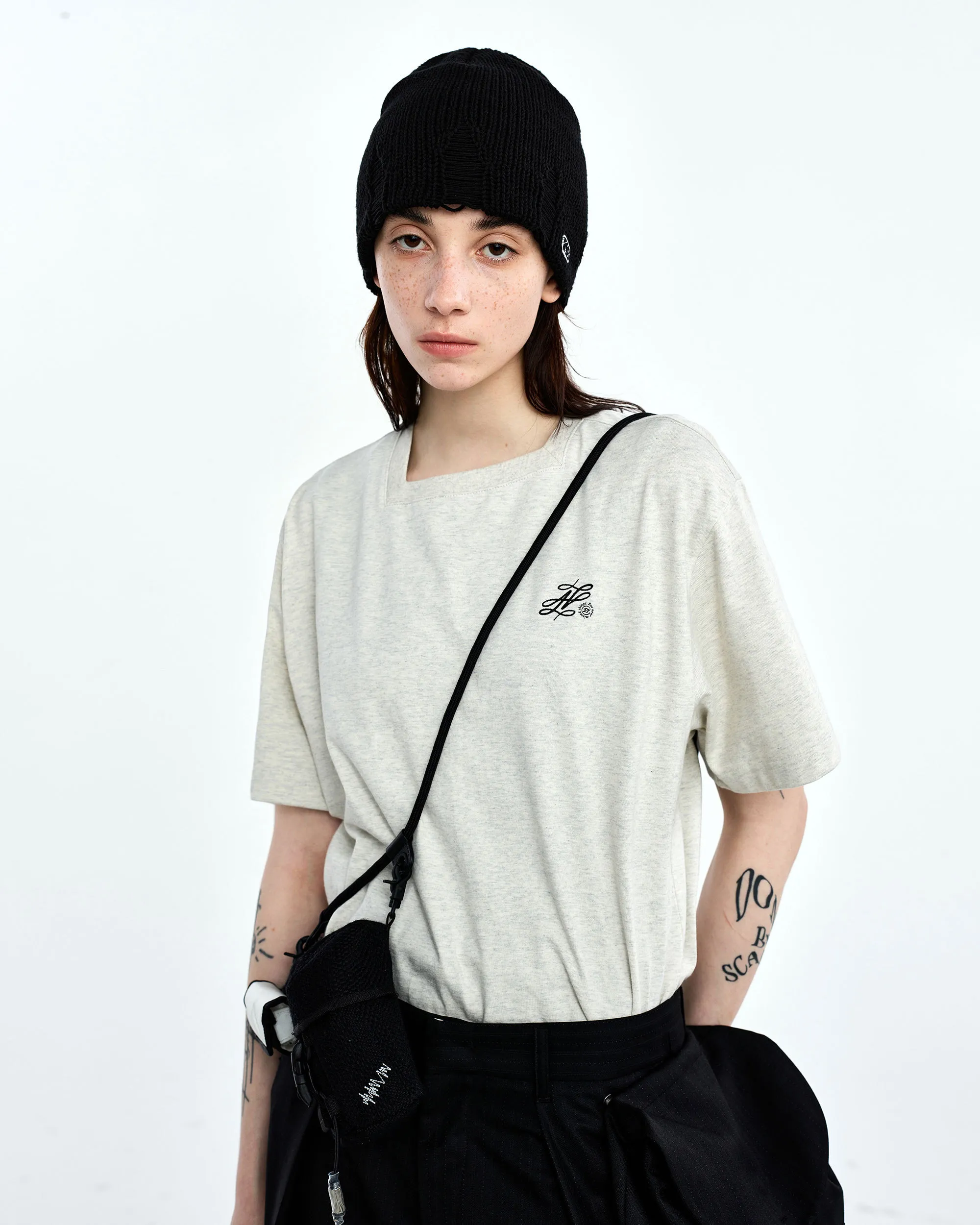 ADERERROR  |Unisex Street Style Short Sleeves Logo T-Shirts