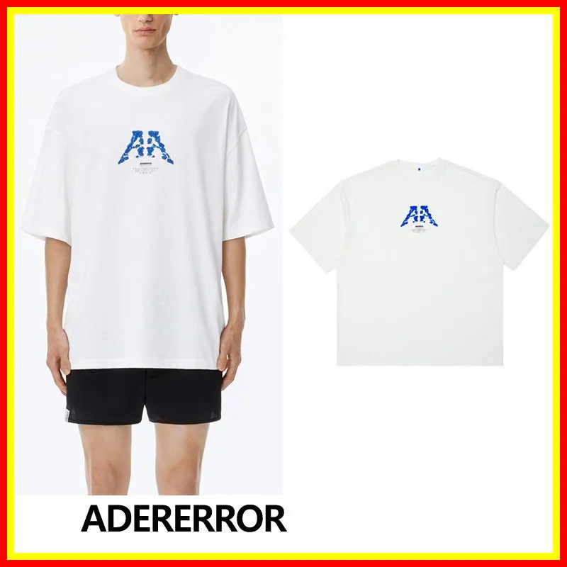 ADERERROR  |Unisex U-Neck Short Sleeves T-Shirts