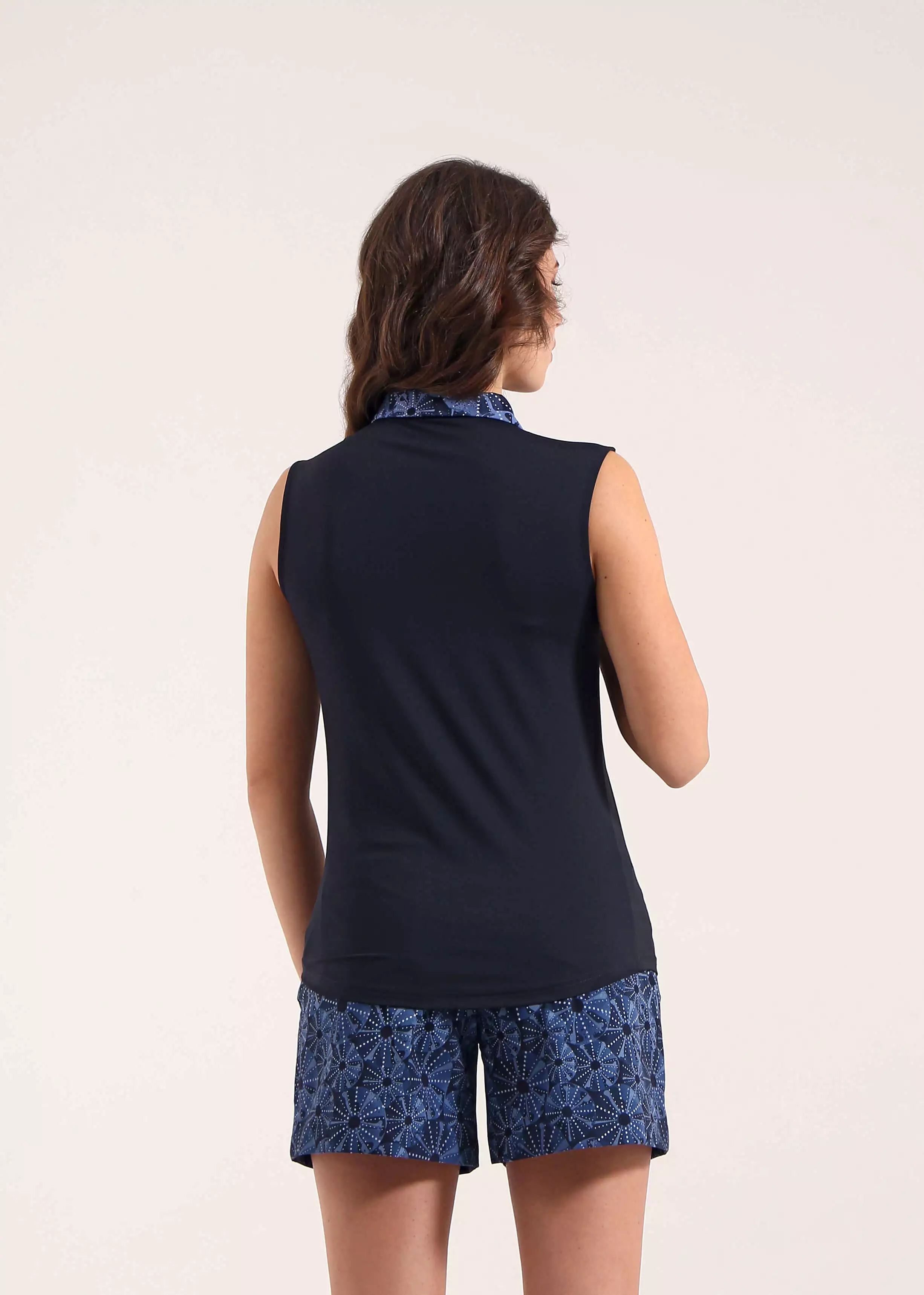 AZULES | LIGHTWEIGHT SUNBLOCK SLEEVELESS JERSEY POLO