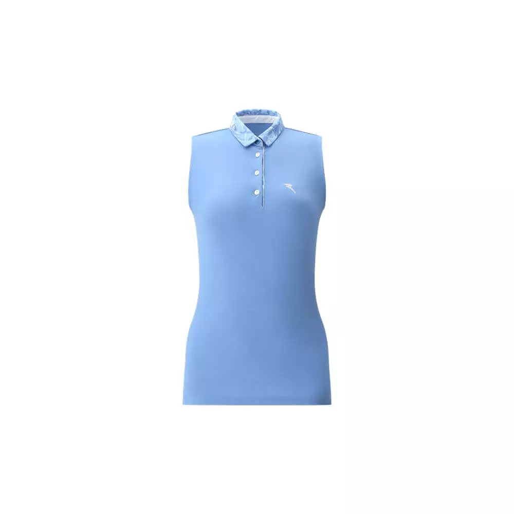 AZULES | LIGHTWEIGHT SUNBLOCK SLEEVELESS JERSEY POLO