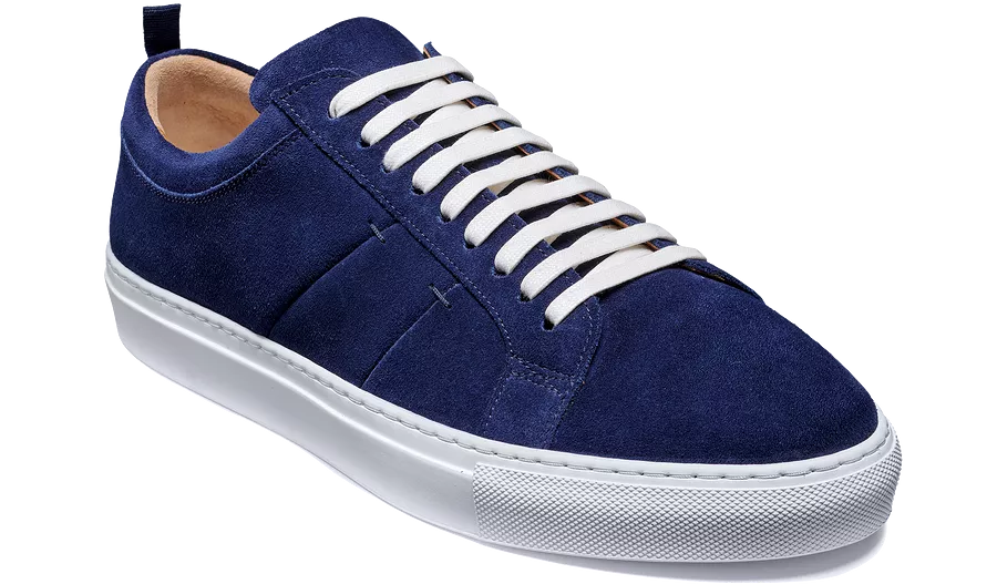 Barker Greg Sneaker - Navy Suede