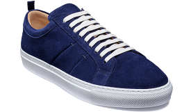 Barker Greg Sneaker - Navy Suede