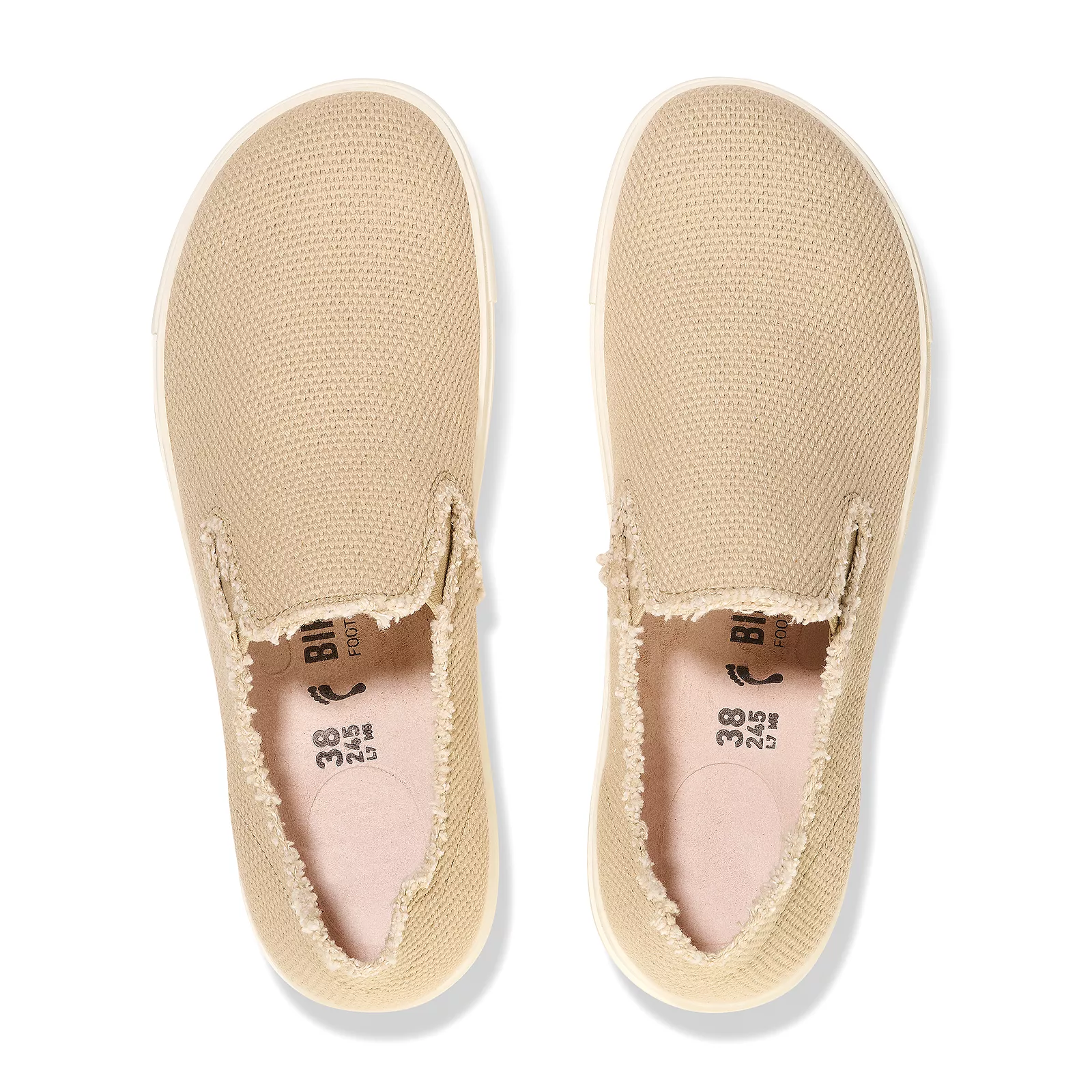 Birkenstock Bend Deconstructed Slip On Sneaker (Men) - Sandcastle Canvas