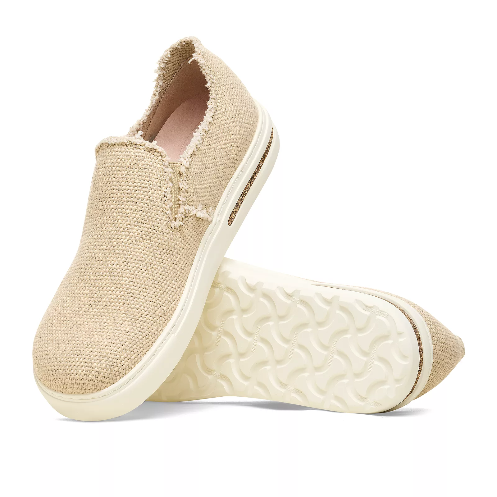 Birkenstock Bend Deconstructed Slip On Sneaker (Men) - Sandcastle Canvas