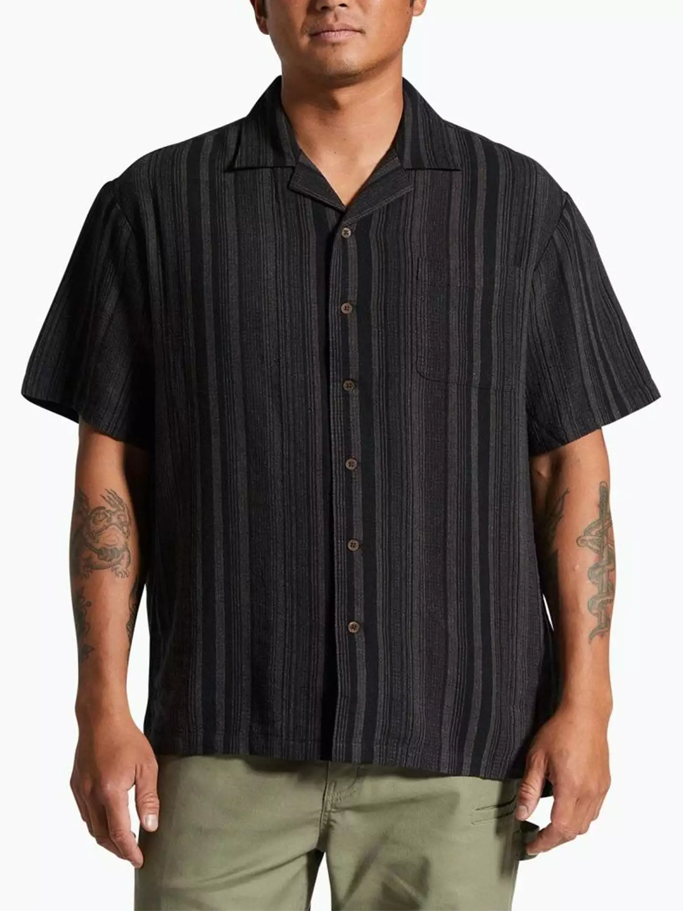 Bunker Seersucker Short Sleeve Buttondown Shirt