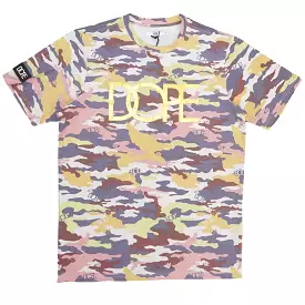 Camo Flock & Foil Tee (Purple) /D4