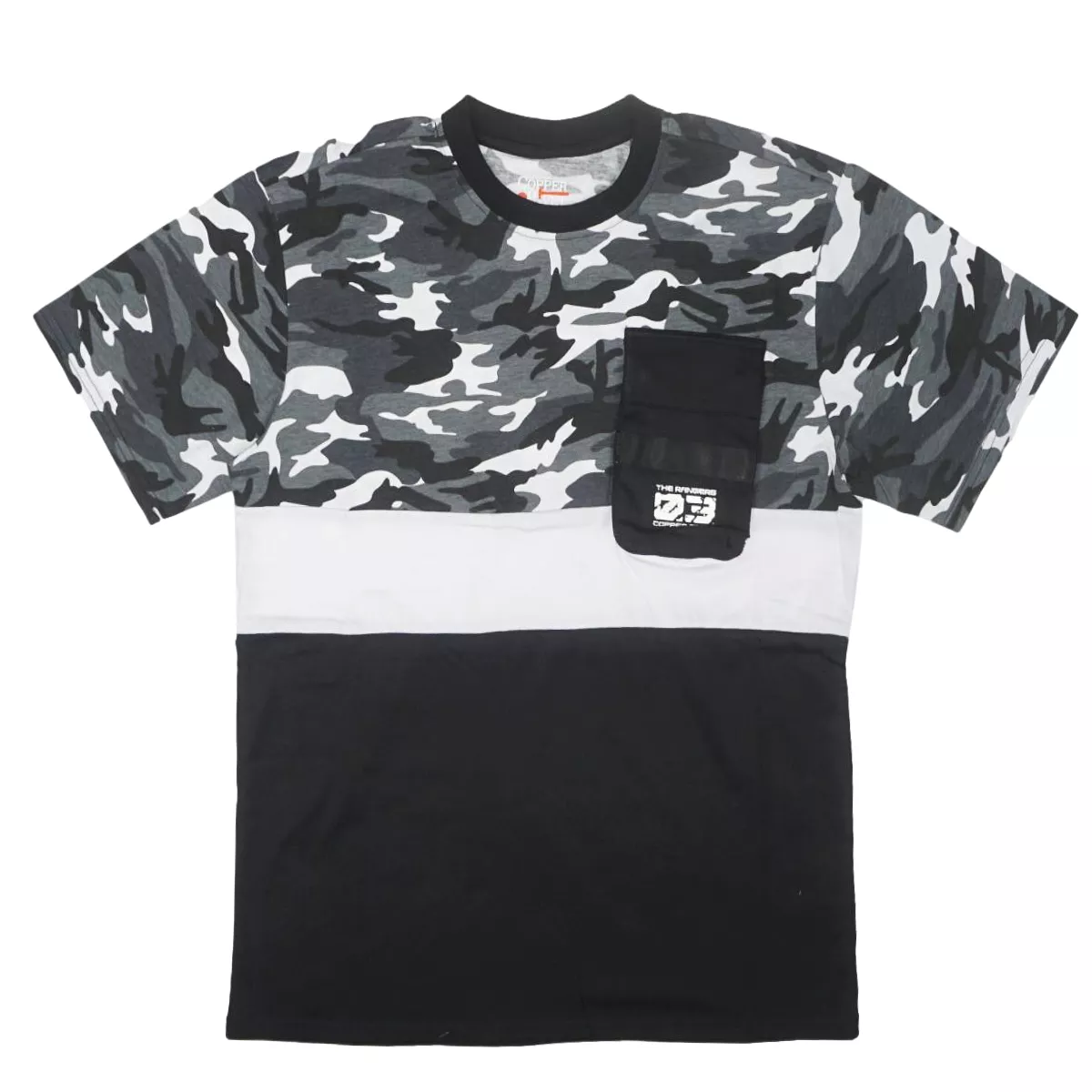 Camo Pocket Tee (Black)  /D1