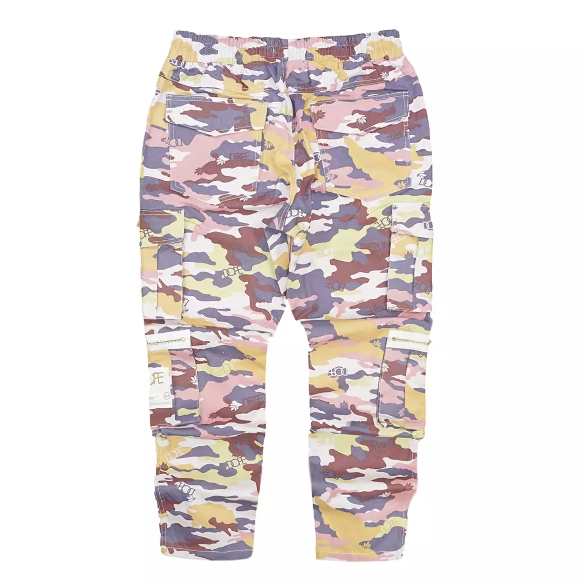 Camo Sateen Pants (Purple) / C1