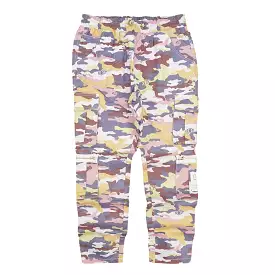 Camo Sateen Pants (Purple) / C1