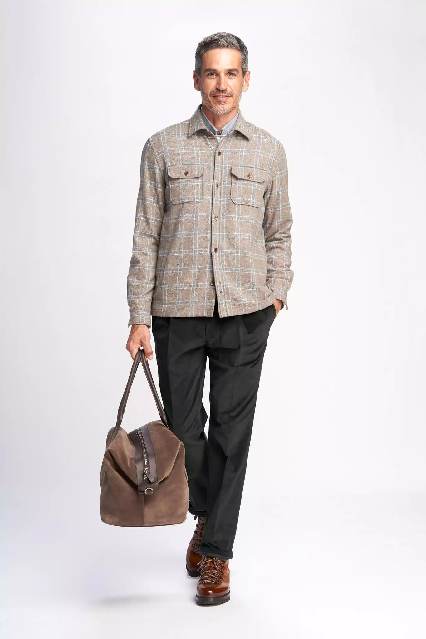 David check Jebric Outer Shirt