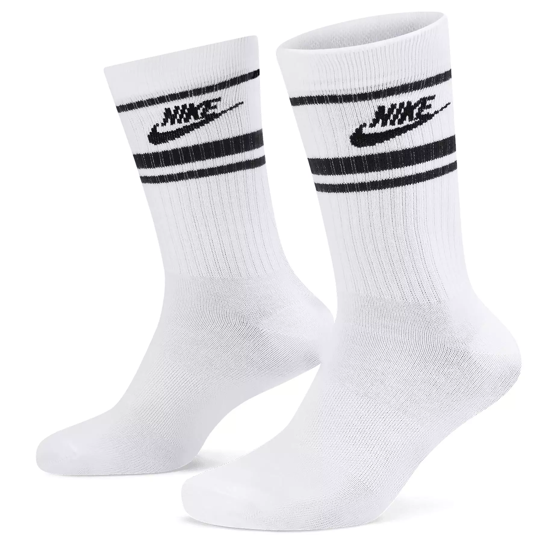 Dri-FIT Everyday Essential Crew Socks Three Pack White/Black - SS24