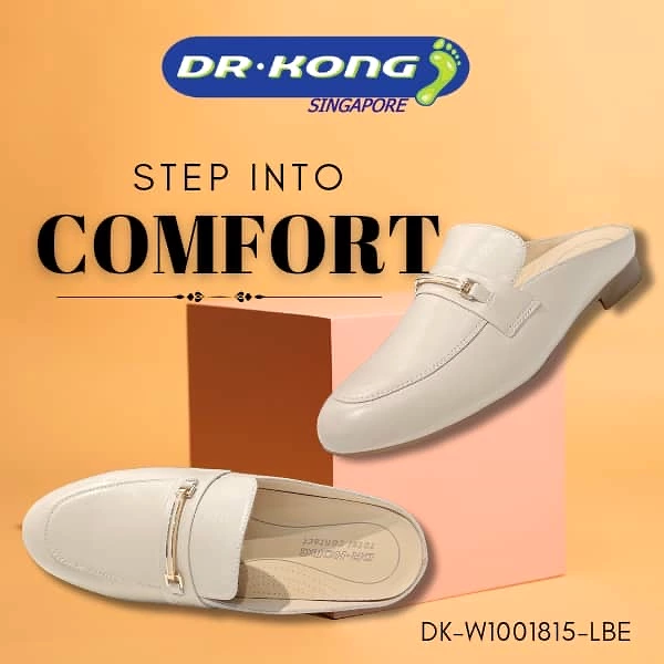 DR.KONG WOMEN COMFORT FLAT SHOES DK-W1001815-LBE(RP : $179)