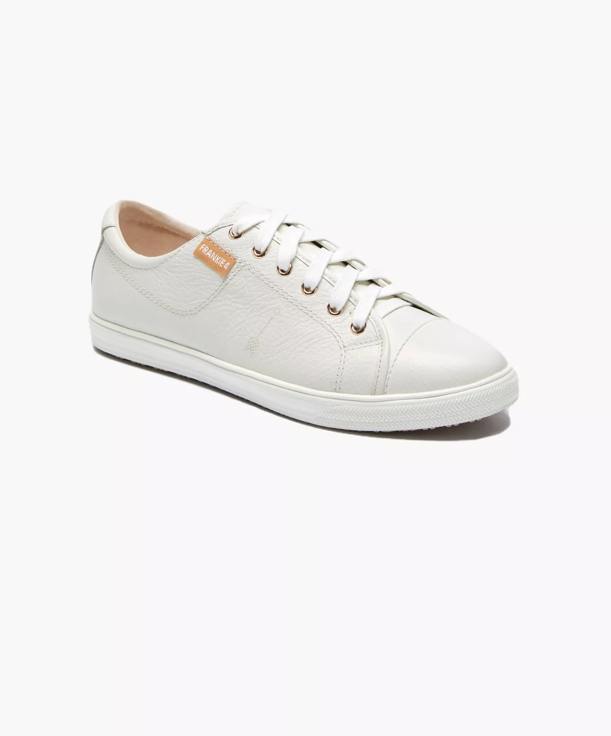 Frankie 4 Nat II Tumbled Sneakers White