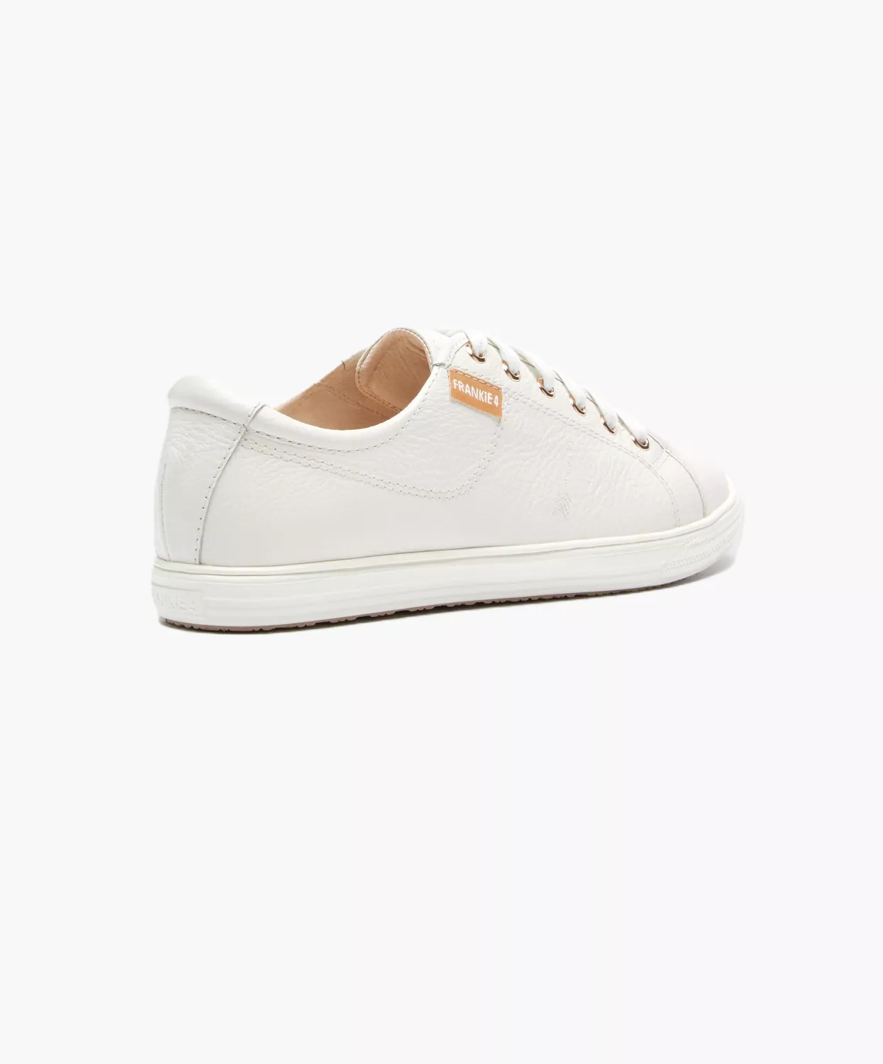 Frankie 4 Nat II Tumbled Sneakers White