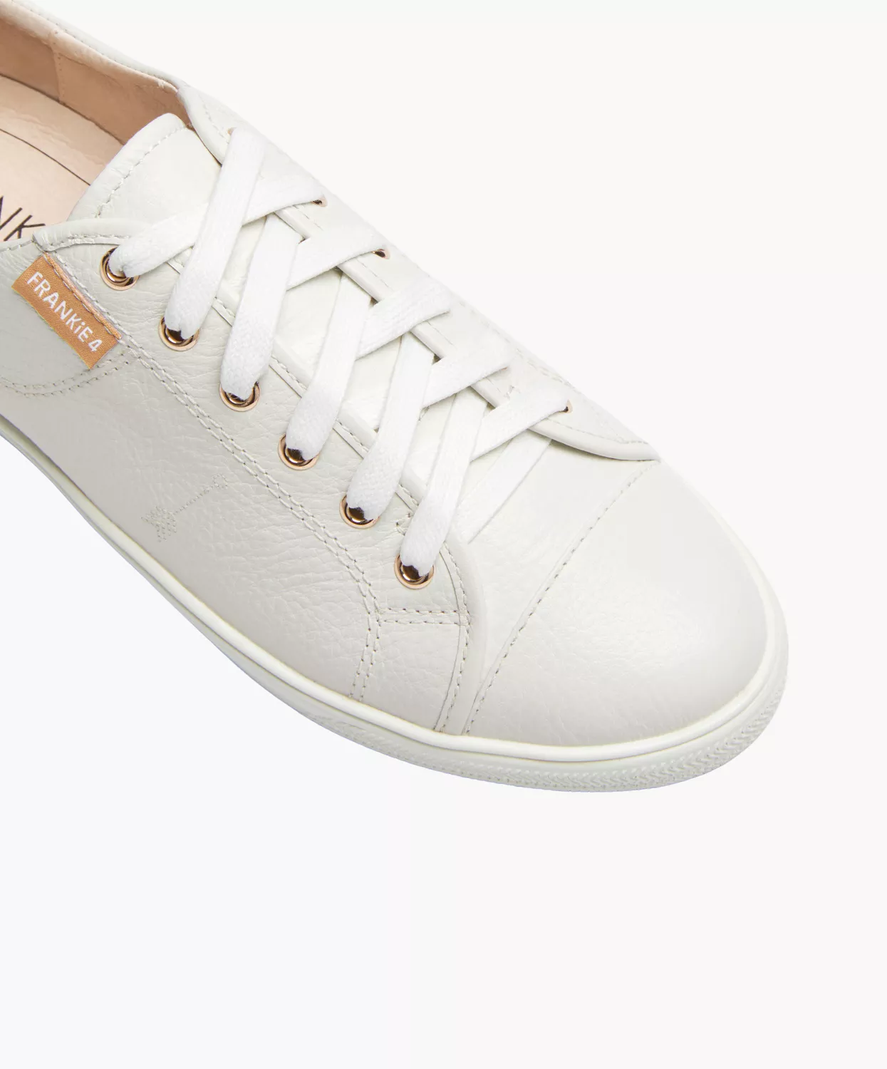 Frankie 4 Nat II Tumbled Sneakers White