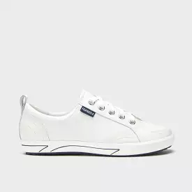 FRANKIE4 Ellie IV White Lizard Emboss Sneakers