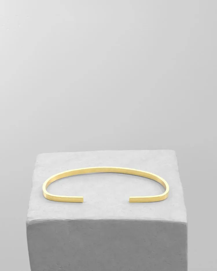 Gold hand ring