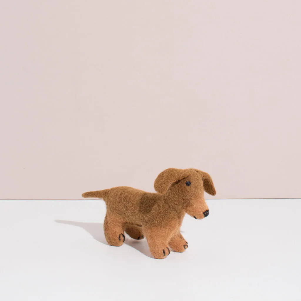 Hand Felted Dachshund - Small