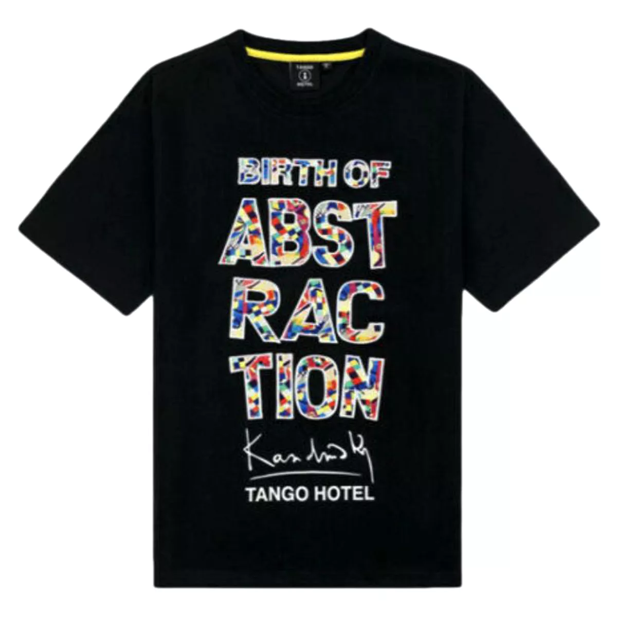 Kandinsky Swinging Abstraction Tee (Black) /D3