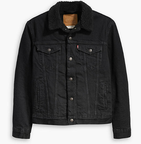 LEVI'S MEN'S TYPE 3 SHERPA TRUCKER JACKET - BERK