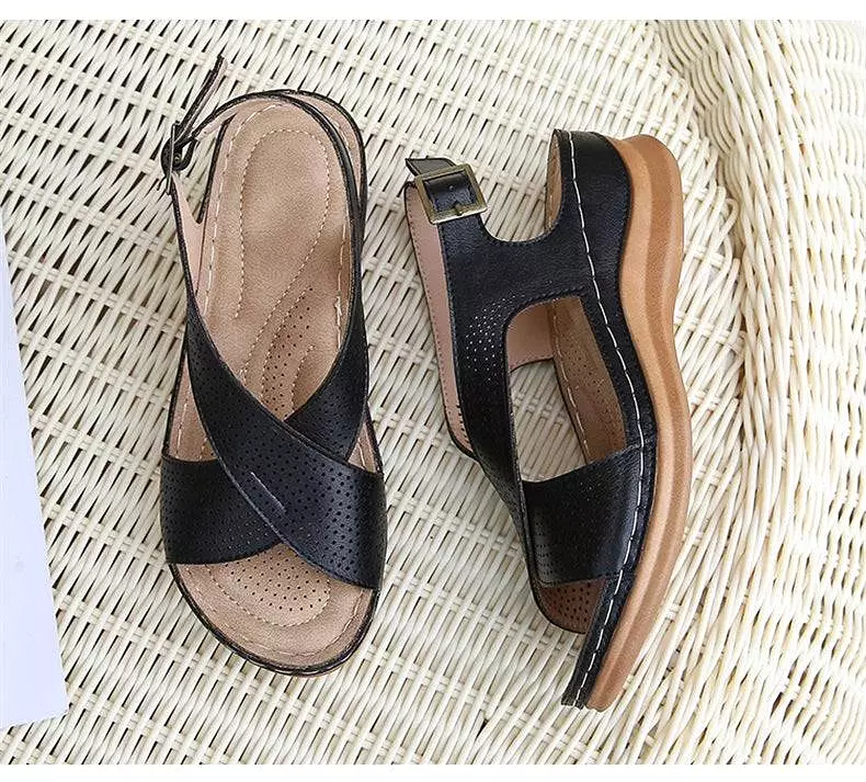 Libiyi Solid Color Casual Women's Sandals