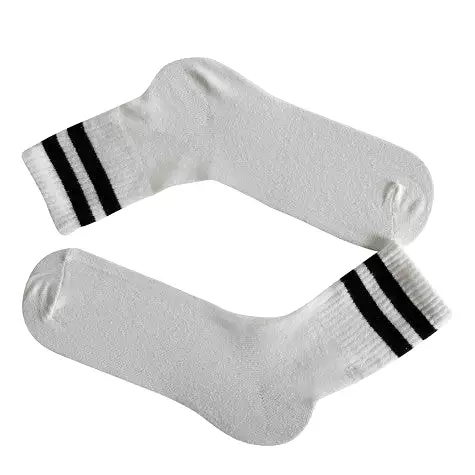 Louluu Women 2stripe Tennis Socks Box - 4