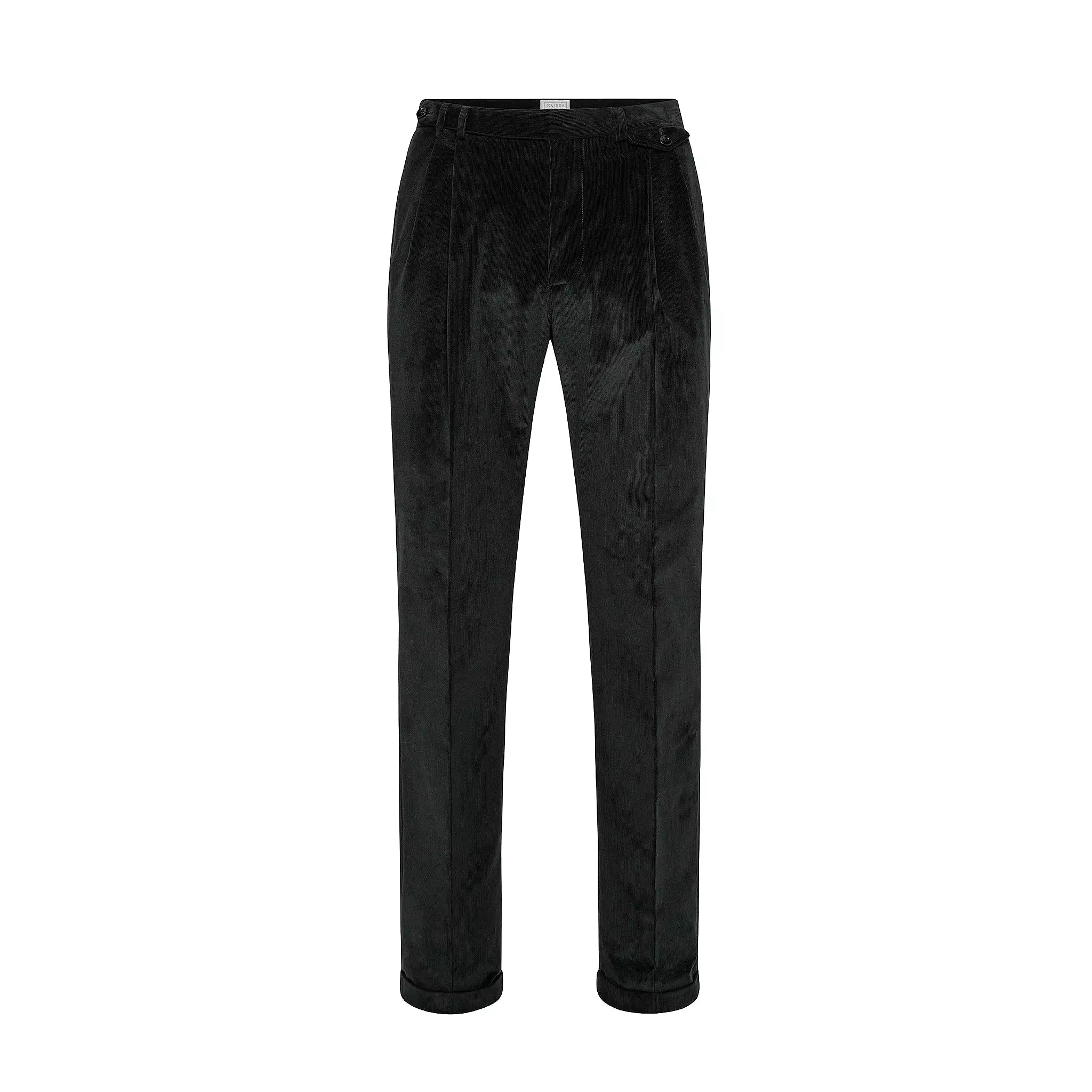 Lowell stretch corduroy wide pleated pants