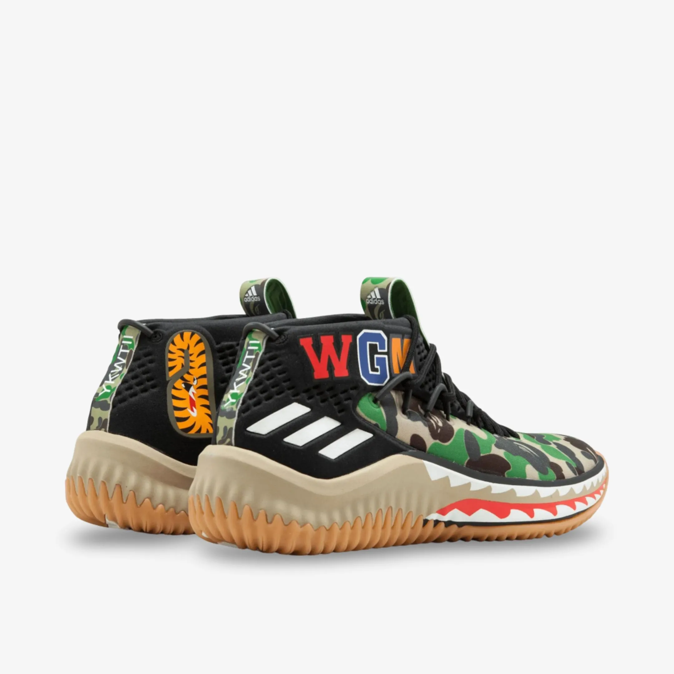 (Men's) Adidas x BAPE A Bathing Ape Dame 4 'ABC Camo' (2018) AP9974