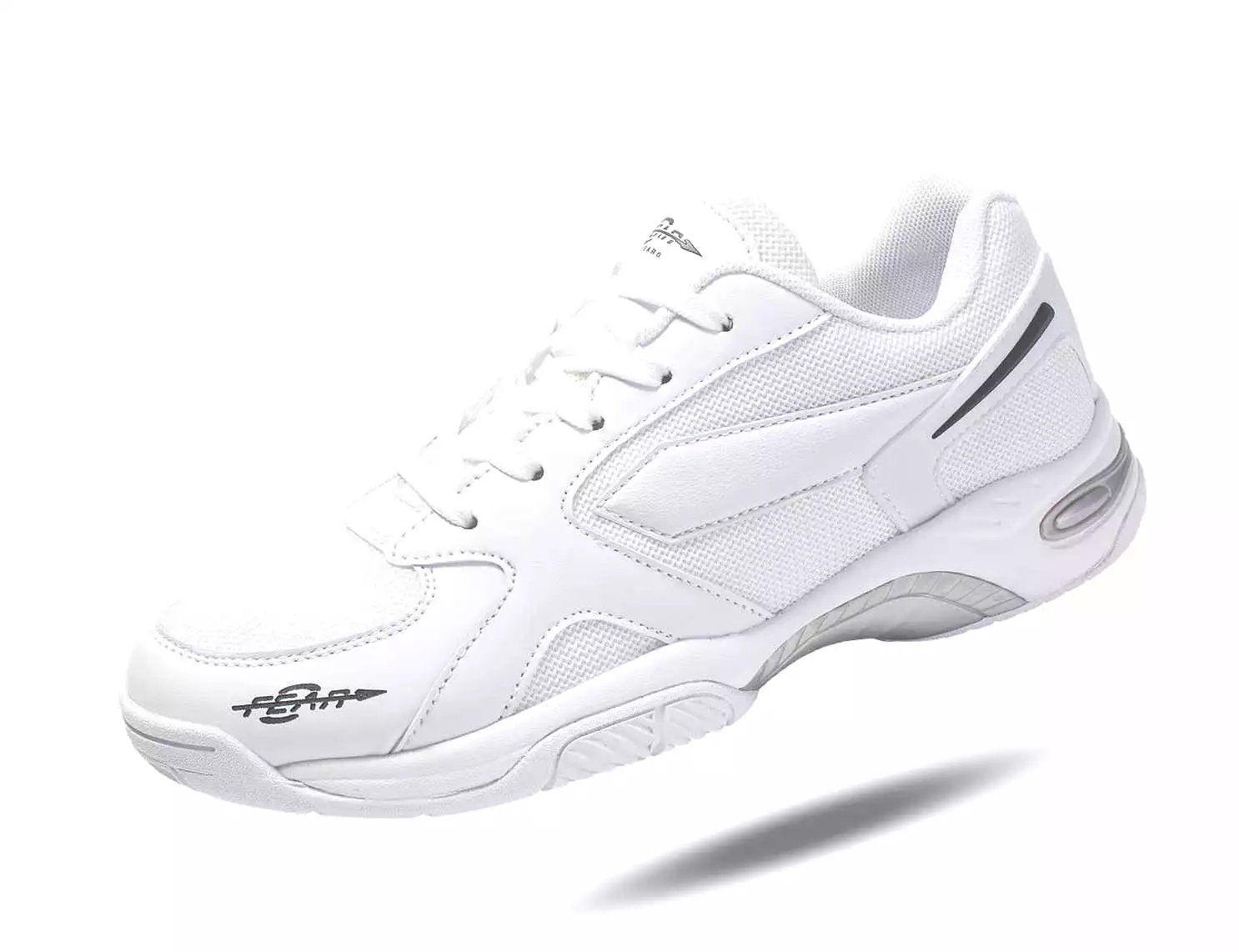 Men's High Arch Firm Support All-In-One White Walking Shoes