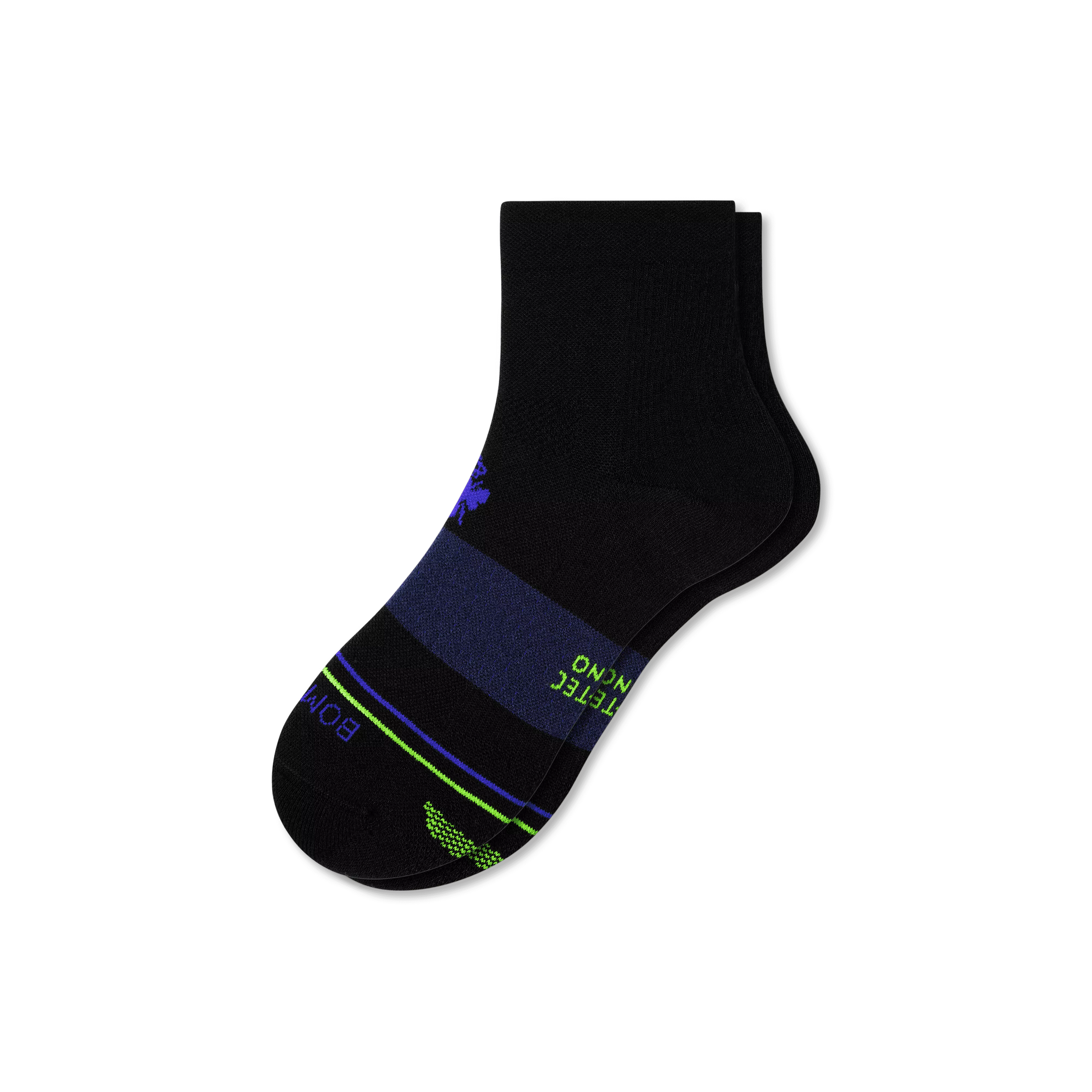 Men's Merino Wool Blend Athletic Quarter Socks