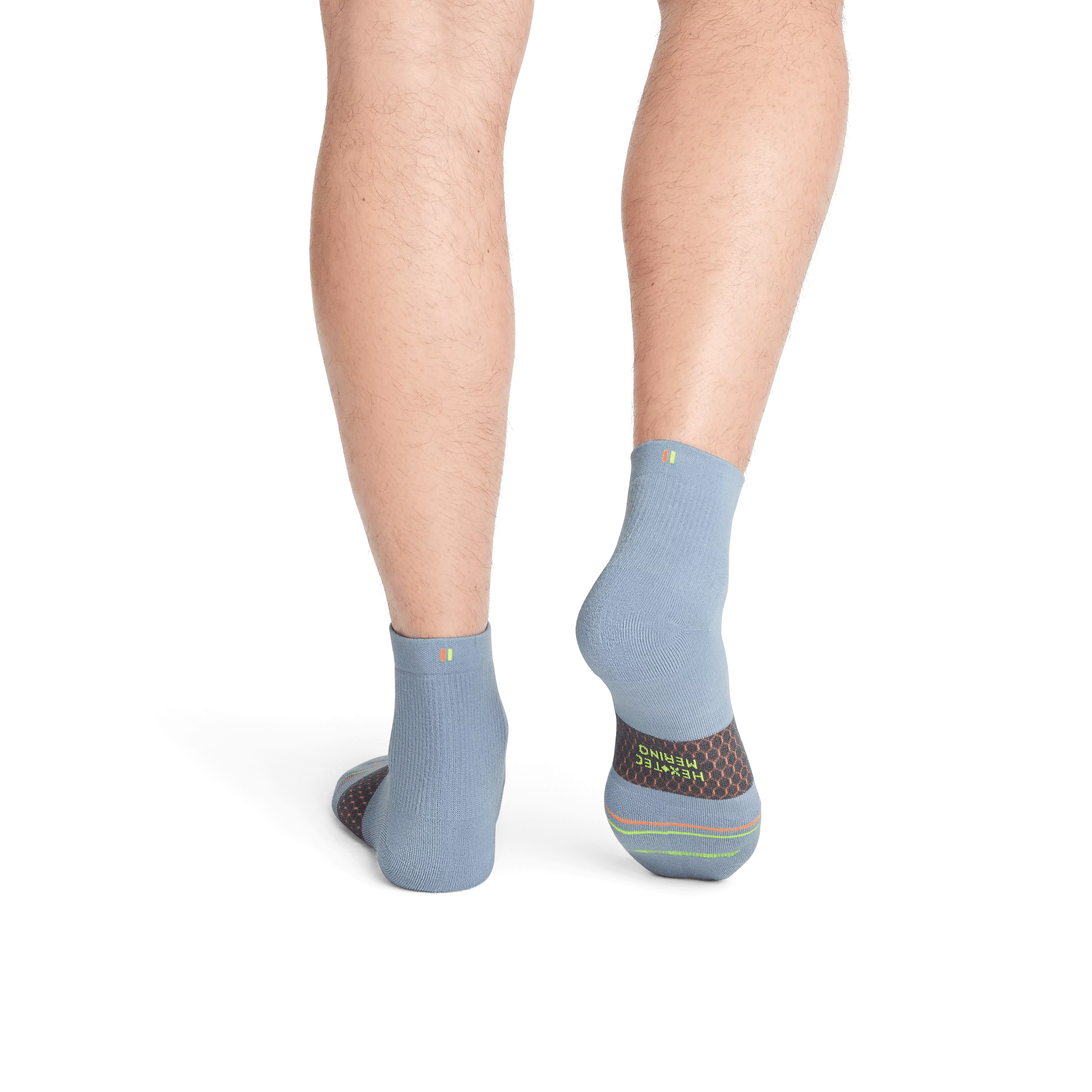 Men's Merino Wool Blend Athletic Quarter Socks