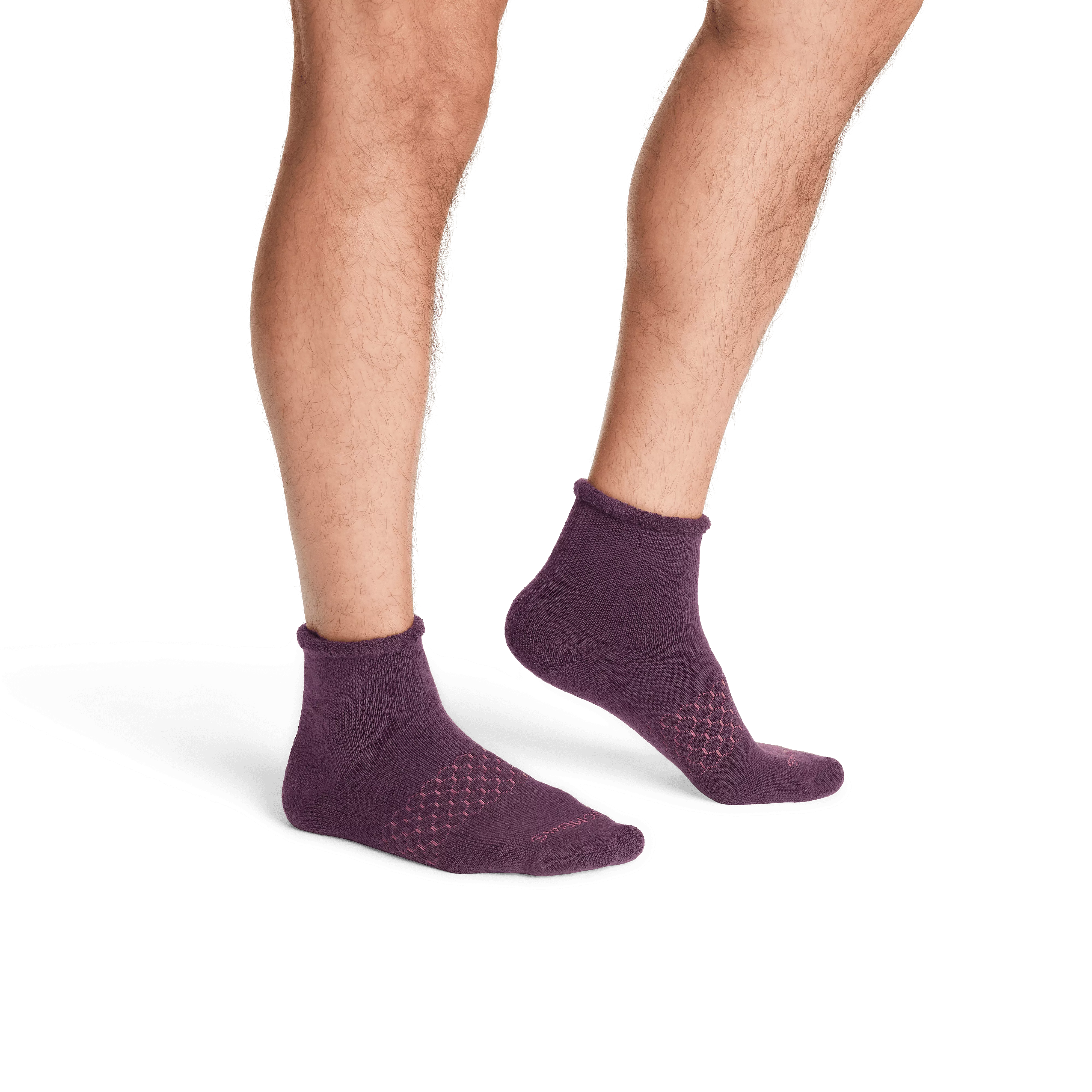 Men's Merino Wool Blend Roll-Top House Socks