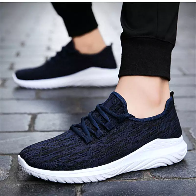 Men's Mesh Sneakers Ultralight Breathable Running Shoes Soft Quick Drying Outdoor Shoes