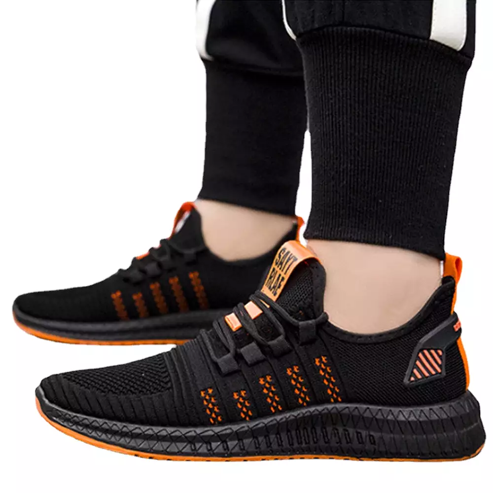 Men's Running Shoes Mesh Breathable Anti-slip Lightweight Sneakers Shockproof Casual Sport Shoes Outdoor Walking Jogging