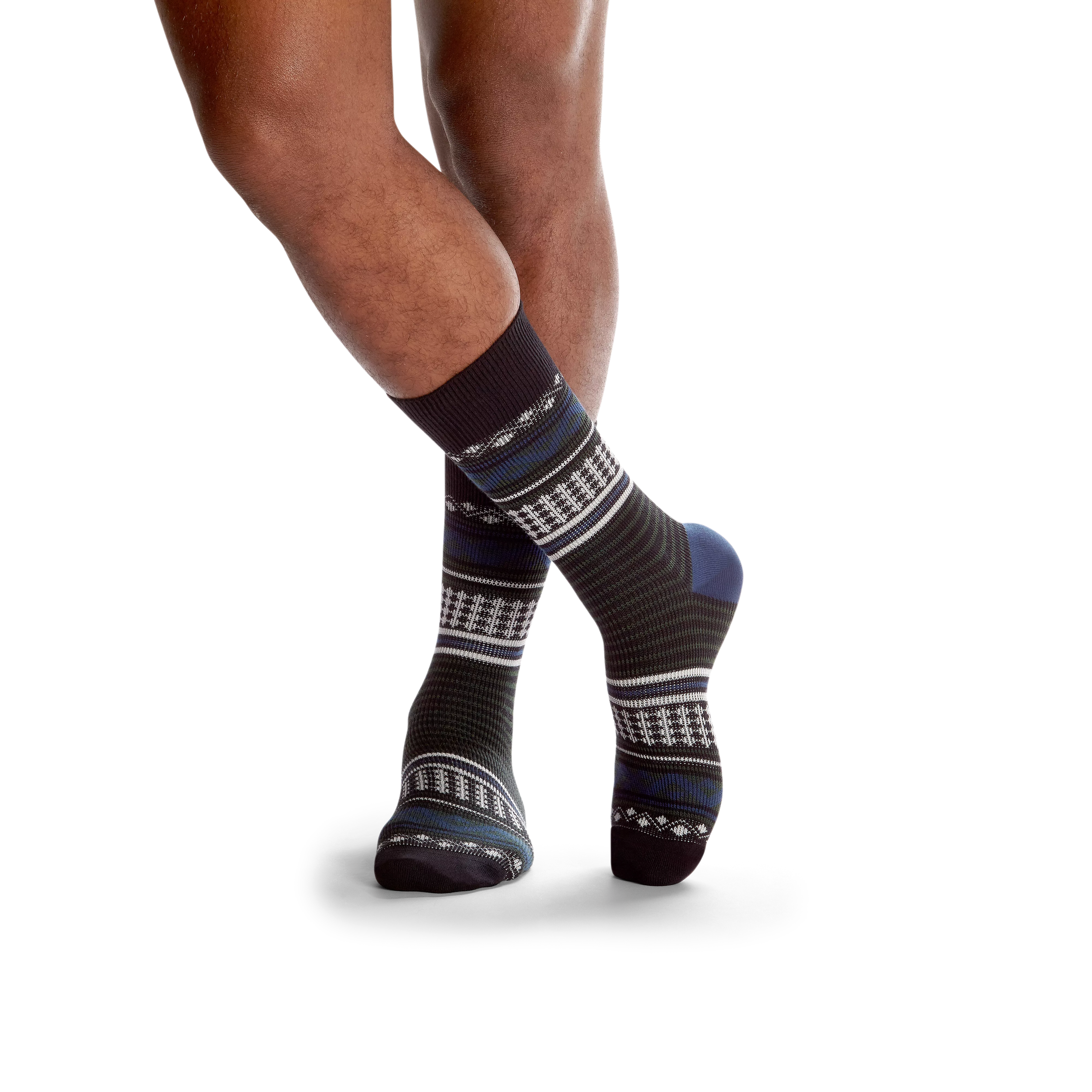 Men's Textured Lightweight Calf Socks