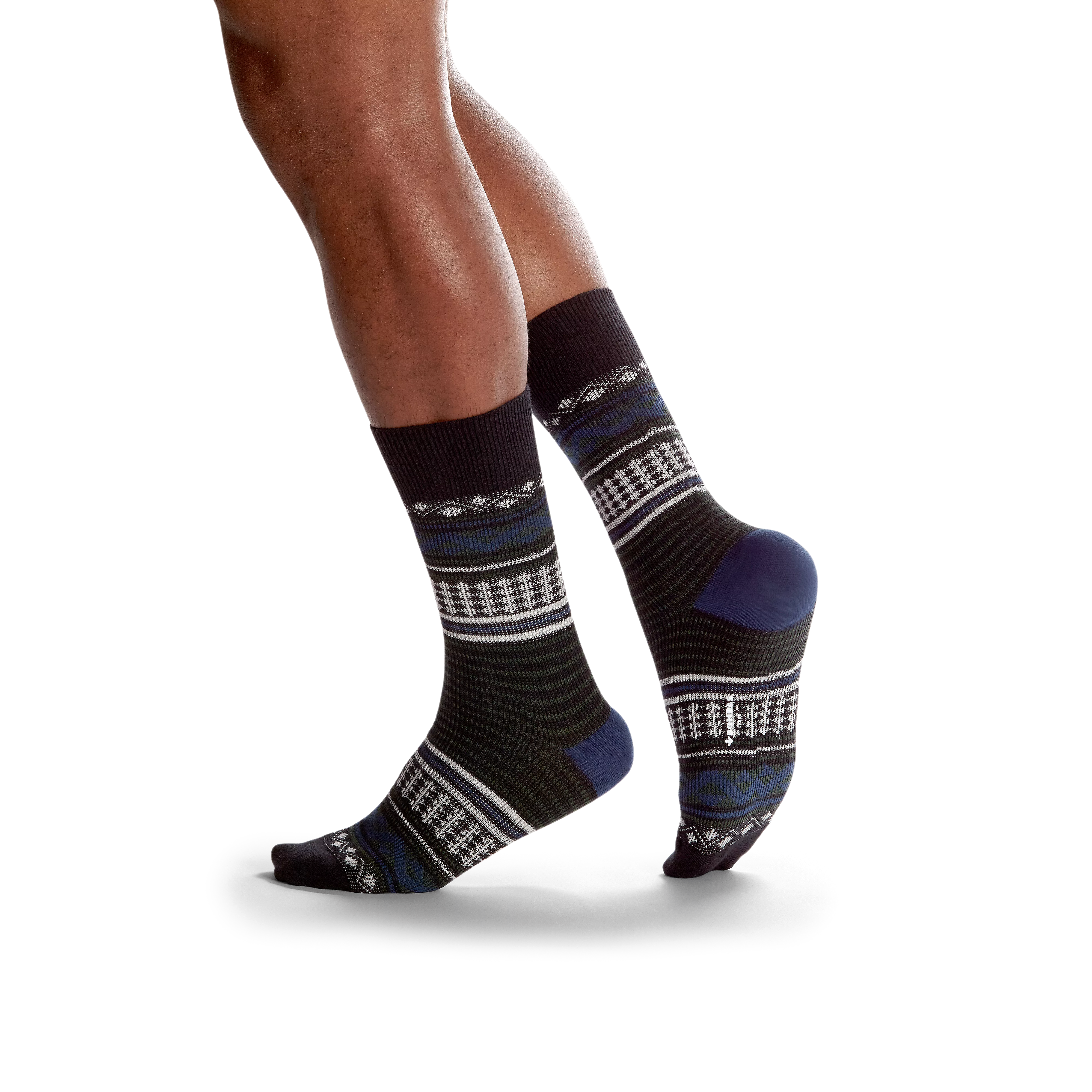 Men's Textured Lightweight Calf Socks