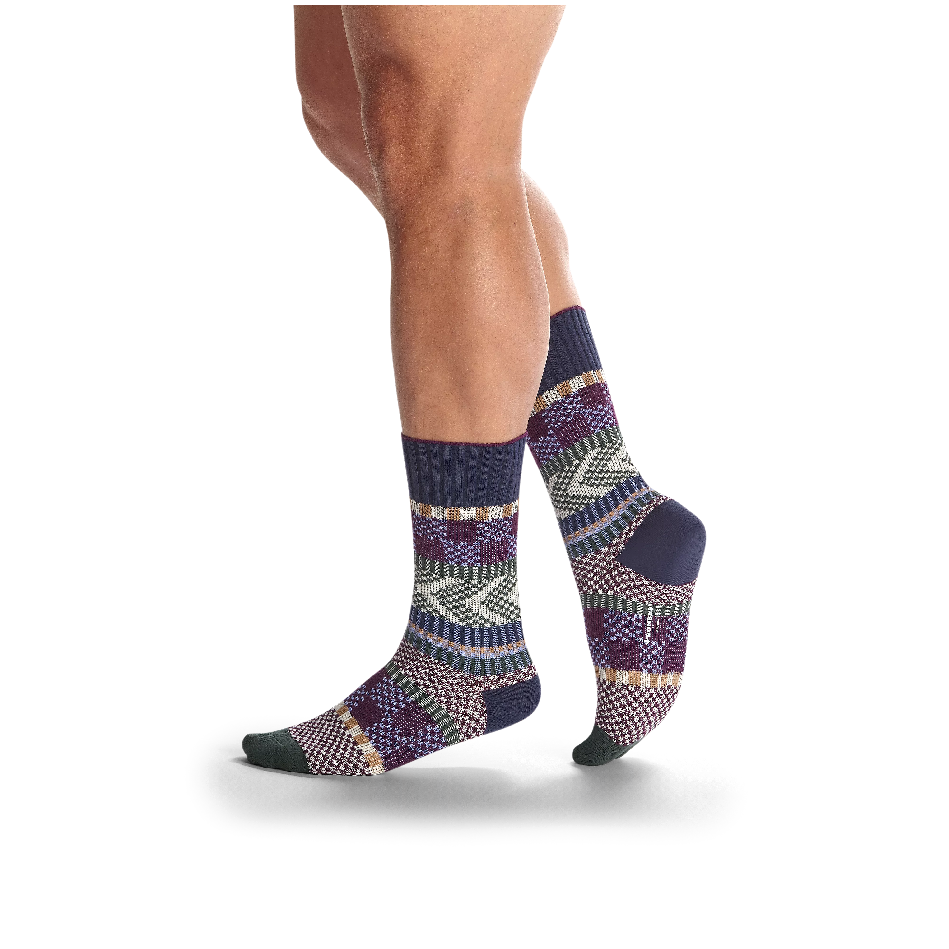 Men's Textured Lightweight Calf Socks