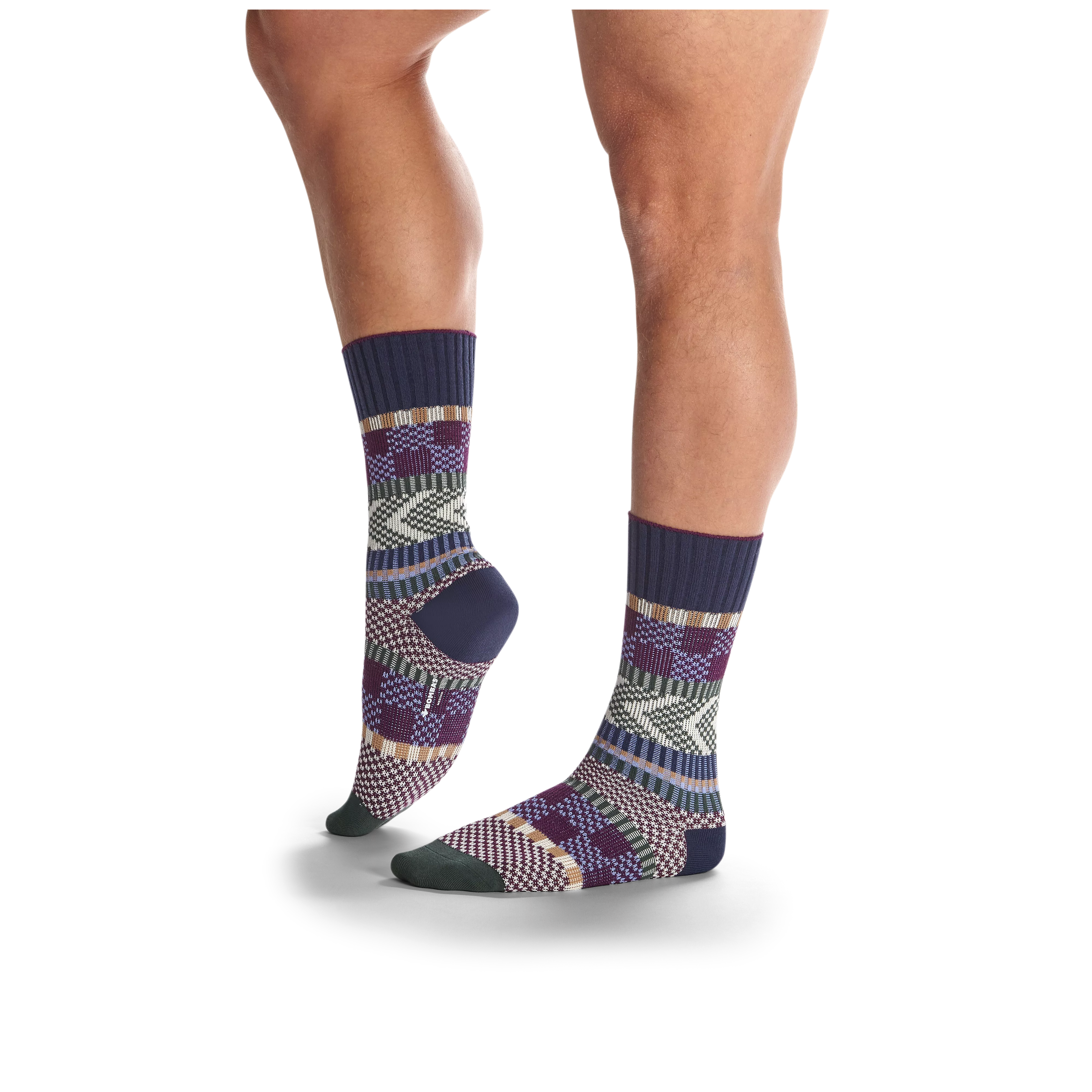 Men's Textured Lightweight Calf Socks