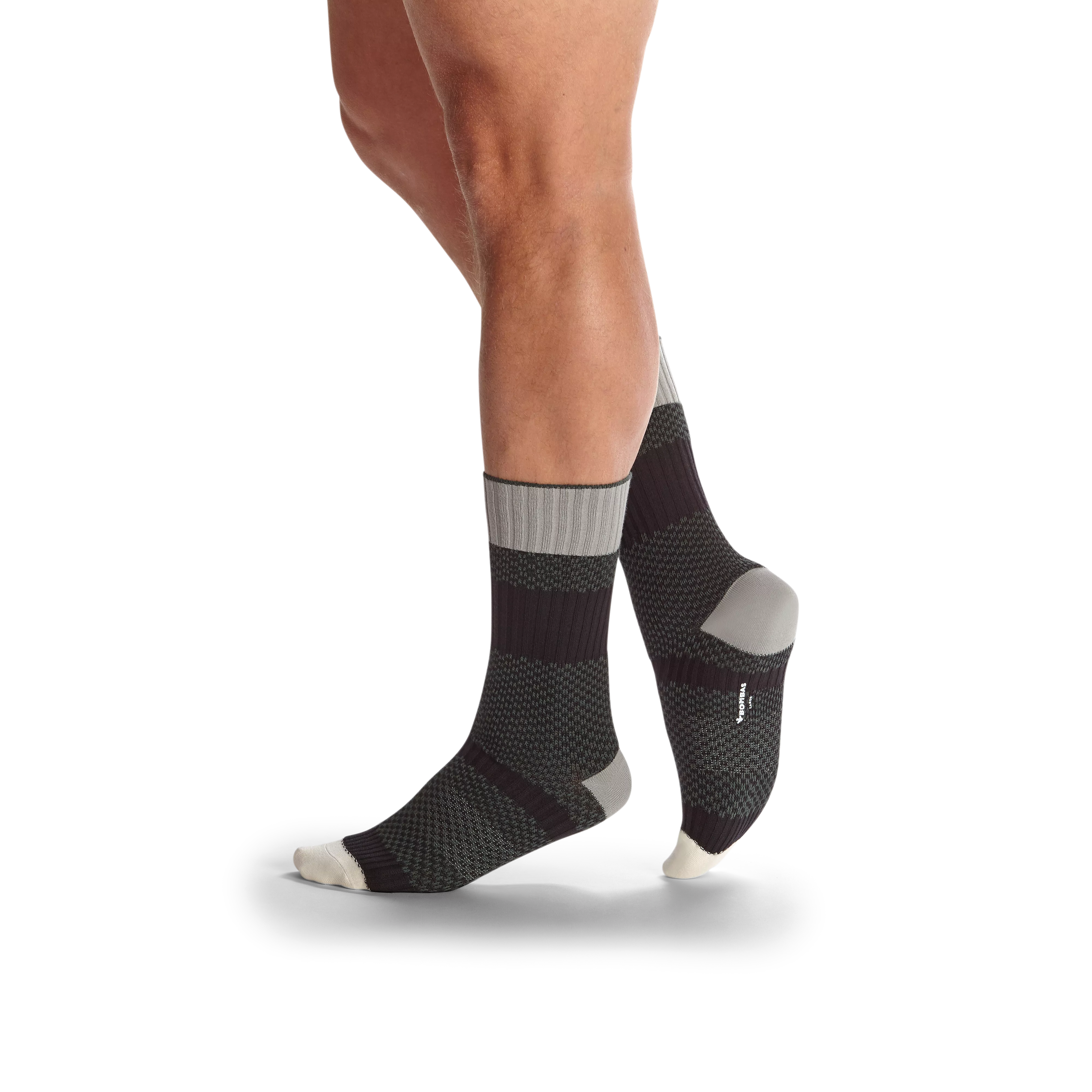 Men's Textured Lightweight Calf Socks