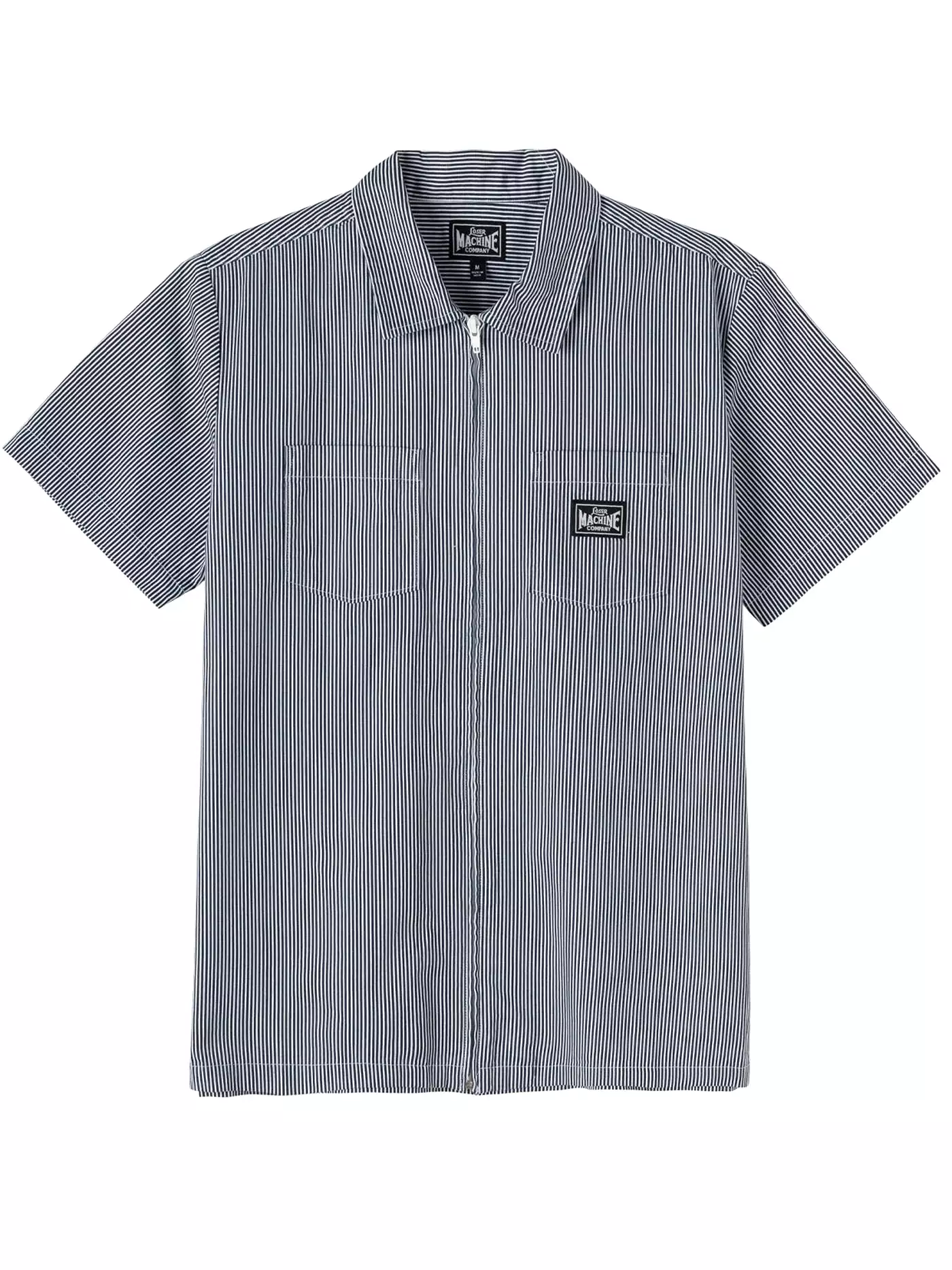 Montes Zip Short Sleeve Buttondown Shirt