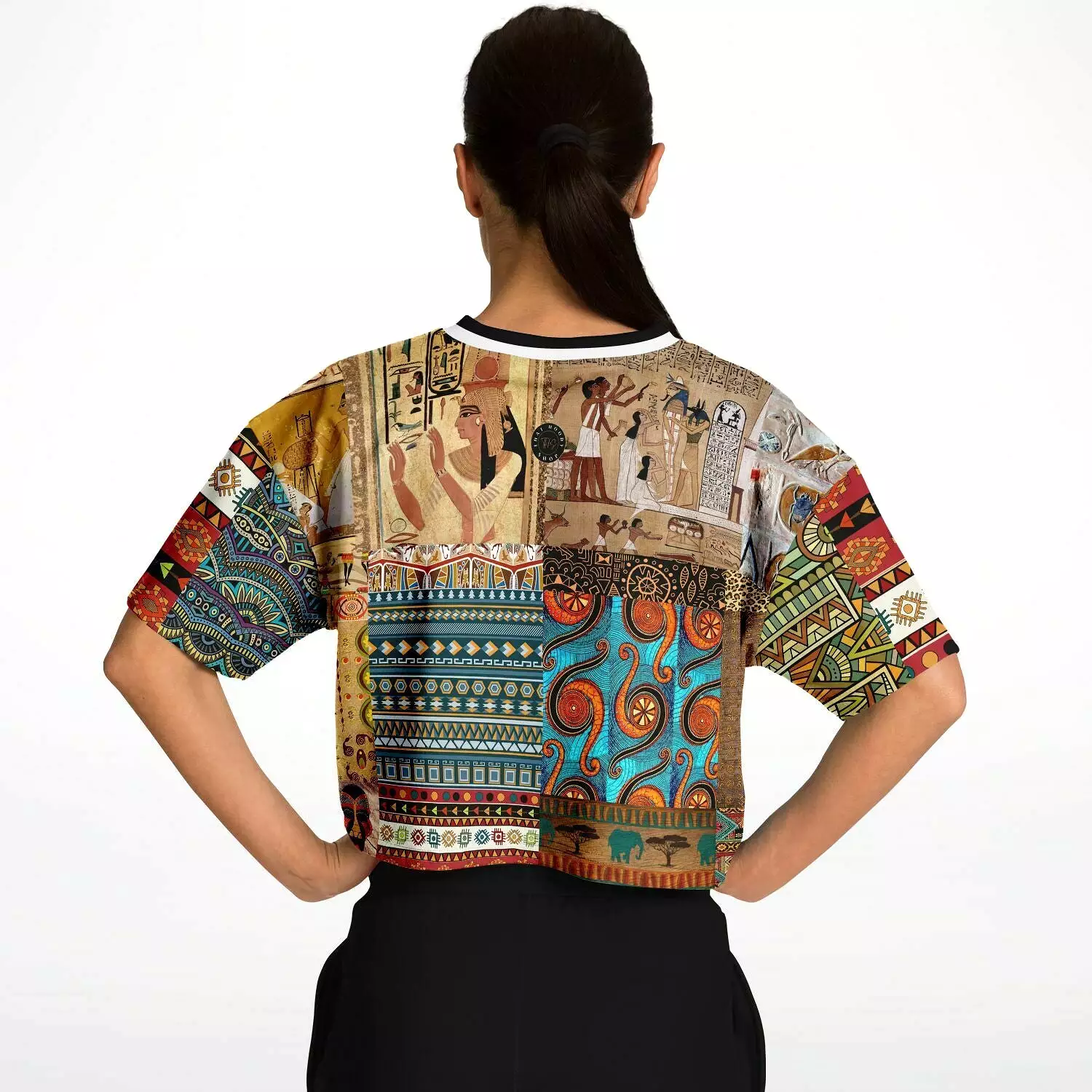 Mother Lode African Print Crop Jersey